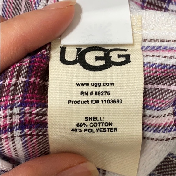UGG Women's Raven Flannel Pajama Set - Picture 7 of 9